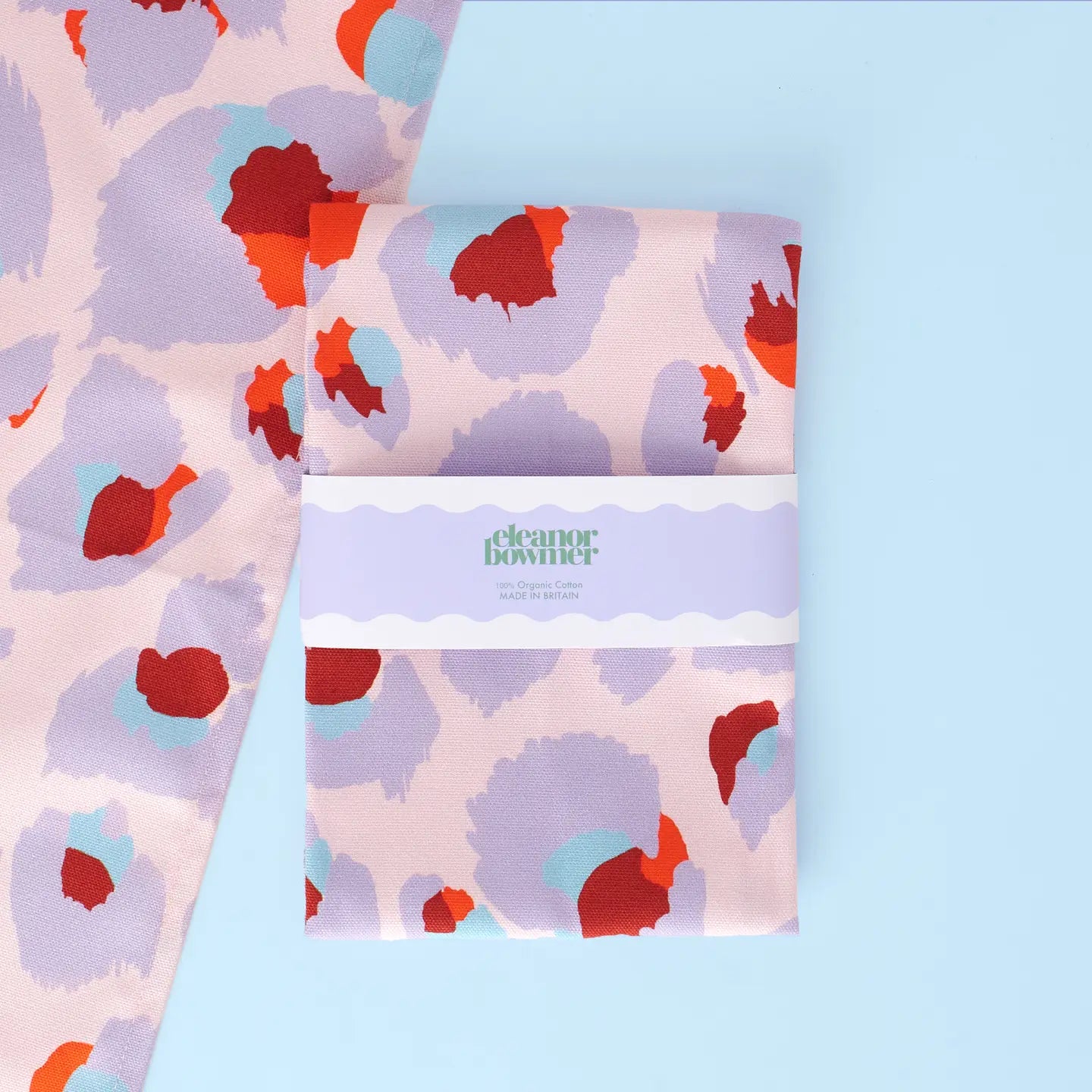 Lilac Leopard Tea Towel
