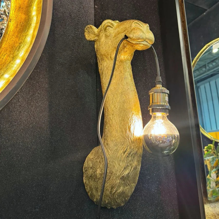 Camel Head Wall Lamp