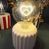 Heart Battery-Operated Lamp D8.8 H17.5cm