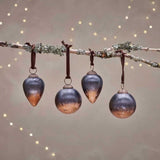 Nevasa Bauble- Dark Smoke & Antique Copper Nkuku