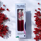 Christmas Berry Snowy Dip Dye Dinner Candle