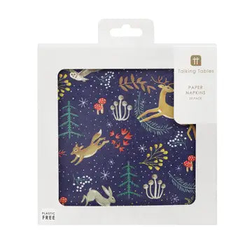 Twilight Forest Christmas Napkins | 20 Pack |