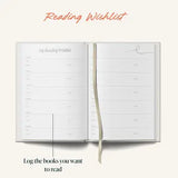 Reading Journal | Read More Books Log Planner | A5 Hardcover