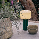 Abigail Ahern HUDSON PORTABLE TABLE LAMP, GREEN
