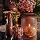 Abigail Ahern NILA GLASS CANDLE HOLDER - WINE