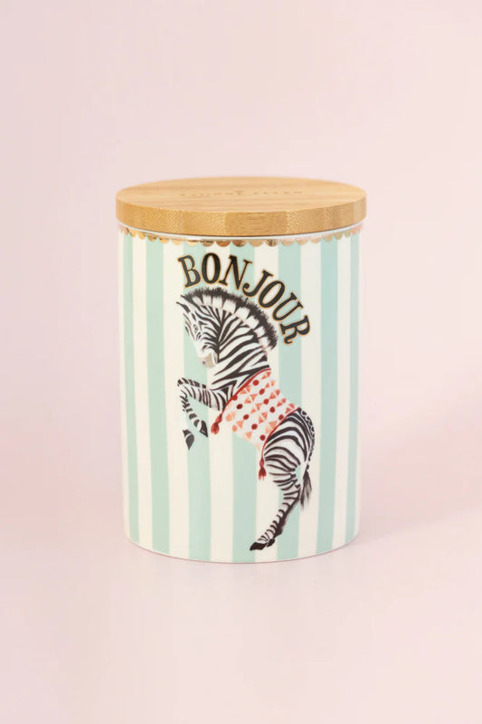 Yvonne Ellen Zebra Storage Jar (Medium)