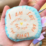 Sensory Palm Bag: Handmade Lavender Bag: Blue