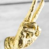 GOLD PEACE WALL HAND HOOK