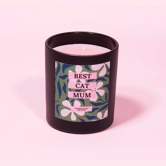 Pineapple & Lime Best Cat Mum Jar Candle