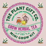 Herbal Tea. Eco Mini Grow-Kit Peppermint