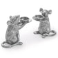 Silver Mouse Candleholder