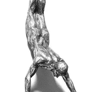 Silver Climbing Wall Figure - Bungee