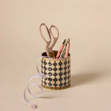 Designworks Ink A Dopo Black White Wavy Storage Tin