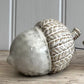 Ceramic Acorn Ornament with Reactive Glaze - Large