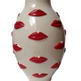 Lips Vase Red