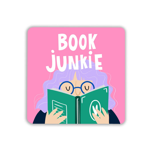 Book Junkie Coaster