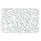 Monstera White Stone Bath Mat