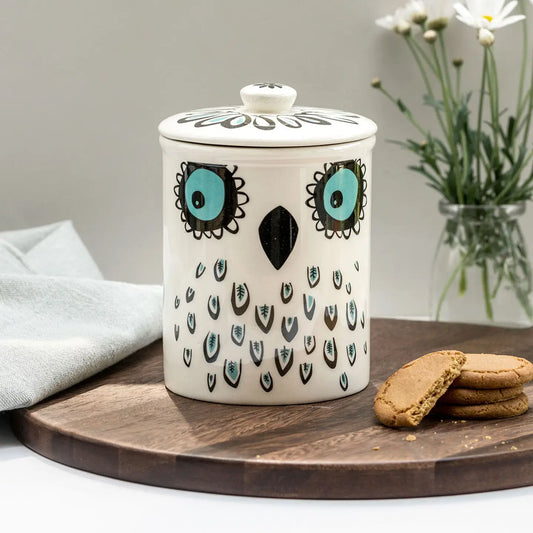 Handmade Owl Storage Jar by Hannah Turner