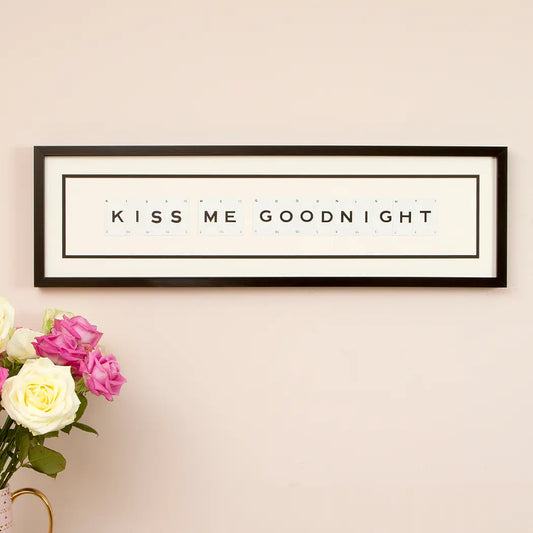 Kiss Me Goodnight Wall Art