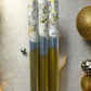 Christmas Gilded Gold  Dip Dye Dinner Candle