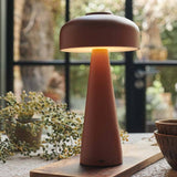 Abigail Ahern Terracotta Adelaide Rechargeable LED Lamp H28 x Dia 15 cm