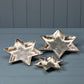 Silver Star Shape Plate (16.5cm)