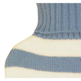 Cornflower & White Stripes Hot Water Bottle