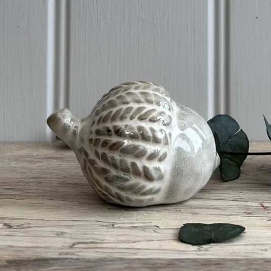 Ceramic Acorn Ornament with Reactive Glaze - Small