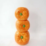 Ceramic Orange Stack Stem Vase