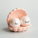YVONNE ELLEN SHELL SALT & PEPPER SHAKERS