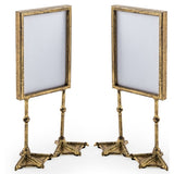 Antique Gold 5x7 Duck Leg Photo Frame - Portrait