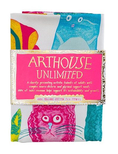 Arthouse Tea Towel - Miaow for Now