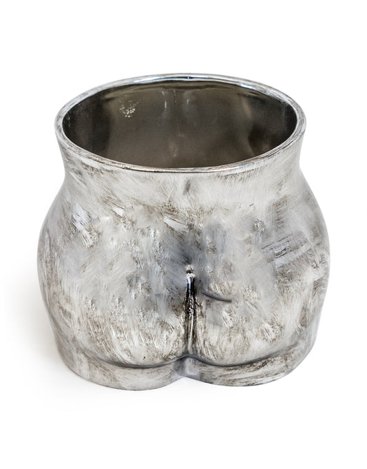 Booty Vase - Silver - Large