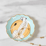 Yvonne Ellen Cheetah Round Trinket Dish