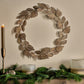 Charita Wreath - Antique Brass