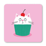 Cat Cupcake Coaster