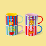 Coffee Club Set of 4 Espresso Mugs Eleanor Bowmer