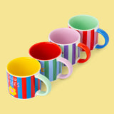 Coffee Club Set of 4 Espresso Mugs Eleanor Bowmer