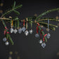 Dew Drop Baubles - Silver & Clear - (Set of 12) Nkuku