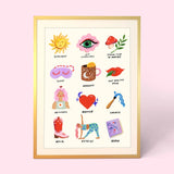 Daily Reminders Print - Eleanor Bowmer A4 White Frame