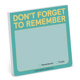 Don't Forget To Remember Sticky Note