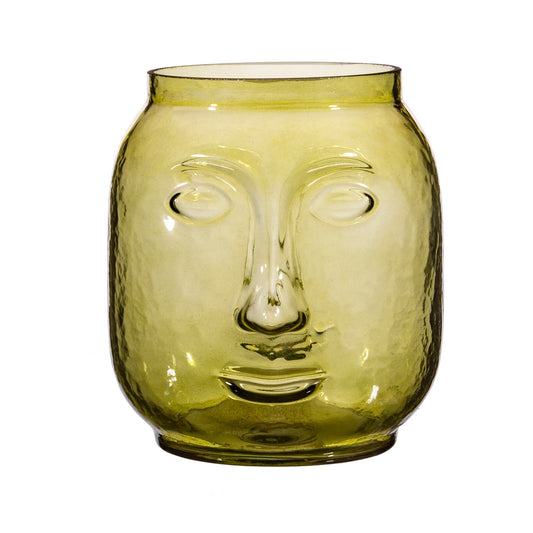 Dylan Face Vase - Green