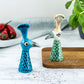 Peacock Salt and Pepper Shakers by Hannah Turner