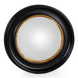 Ebony Large Convex Mirror