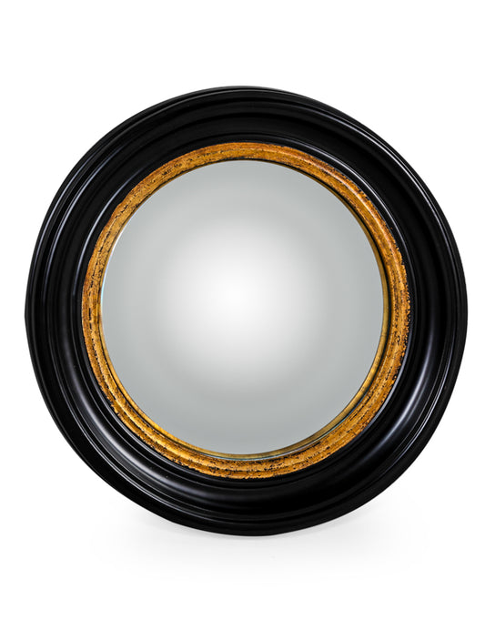 Ebony Medium Convex Mirror