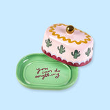 Electric Coast Butter Dish  Eleanor Bowmer