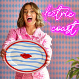Electric Coast Lips Serve Platter-  Eleanor Bowmer