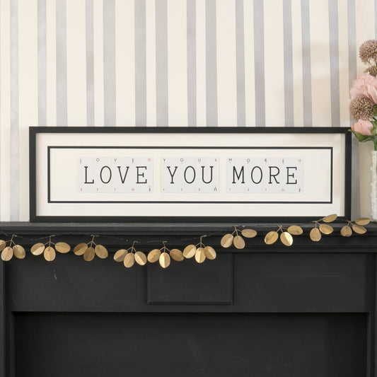 Love You More Wall Art