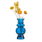 Selina Glass Vase - Blue 17cm