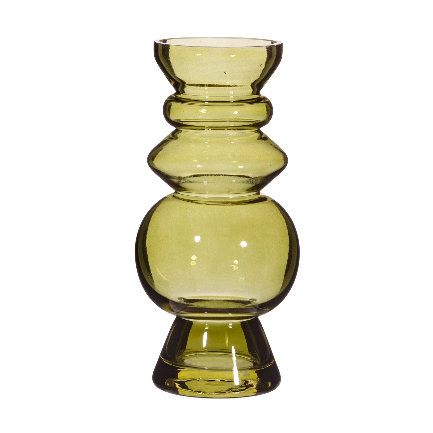 Selena Glass Vase - Green